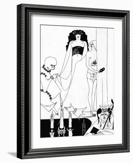 The Entry of Herodias-Aubrey Beardsley-Framed Art Print