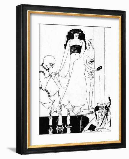 The Entry of Herodias-Aubrey Beardsley-Framed Art Print