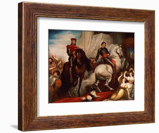 The Entry of Richard II and Bolingbroke into London-James Northcote-Framed Giclee Print