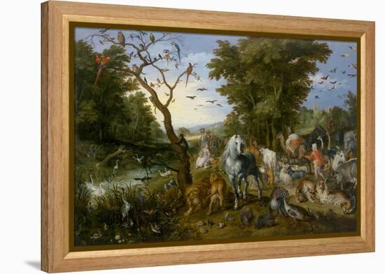 The Entry of the Animals into Noah's Ark, 1613-Jan Brueghel the Elder-Framed Stretched Canvas