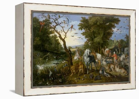 The Entry of the Animals into Noah's Ark, 1613-Jan Brueghel the Elder-Framed Stretched Canvas