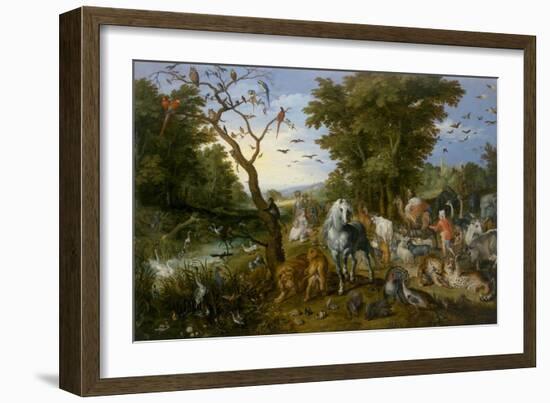 The Entry of the Animals into Noah's Ark, 1613-Jan Brueghel the Elder-Framed Art Print