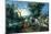 The Entry of the Animals into Noah's Ark (Oil on Panel)-Jan the Younger Brueghel-Mounted Giclee Print
