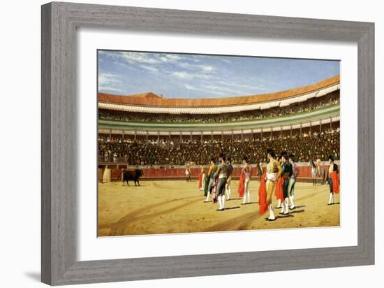 The Entry of the Bull-Jean Leon Gerome-Framed Giclee Print