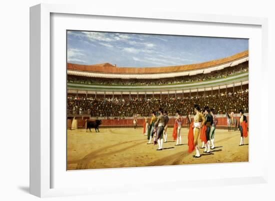 The Entry of the Bull-Jean Leon Gerome-Framed Giclee Print