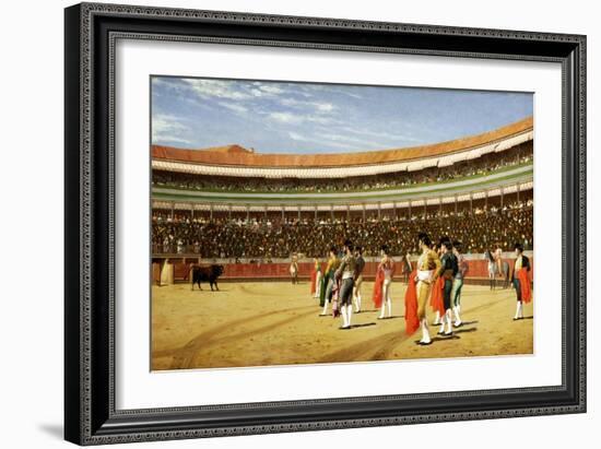 The Entry of the Bull-Jean Leon Gerome-Framed Giclee Print