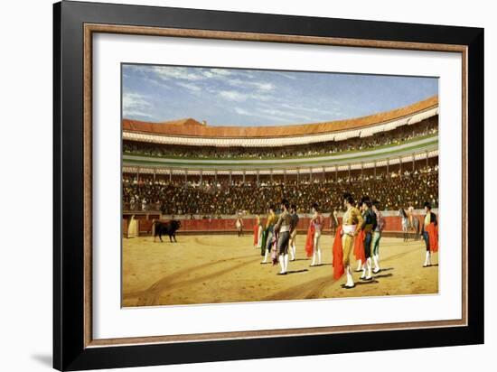 The Entry of the Bull-Jean Leon Gerome-Framed Giclee Print