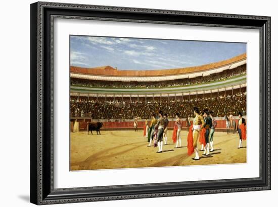 The Entry of the Bull-Jean Leon Gerome-Framed Giclee Print