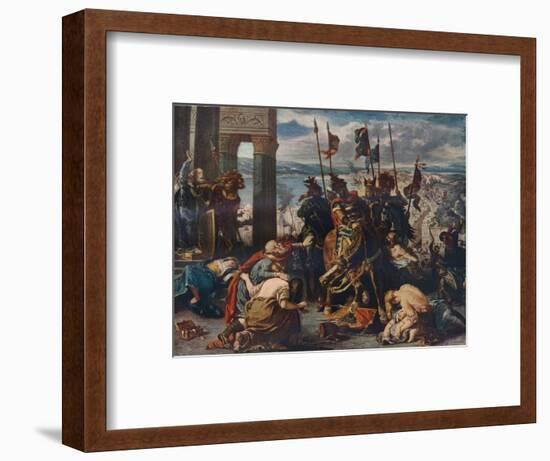 The Entry of the Crusaders Into Constantinople, 1840, (1911)-Eugene Delacroix-Framed Giclee Print