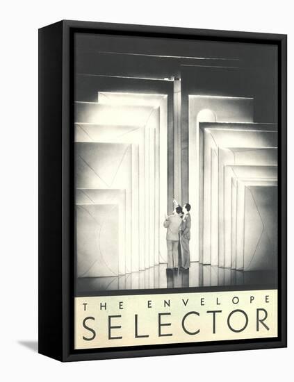 The Envelope Selector-null-Framed Stretched Canvas