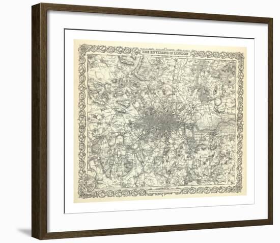 The Environs of London, c.1856-G^ W^ Colton-Framed Art Print