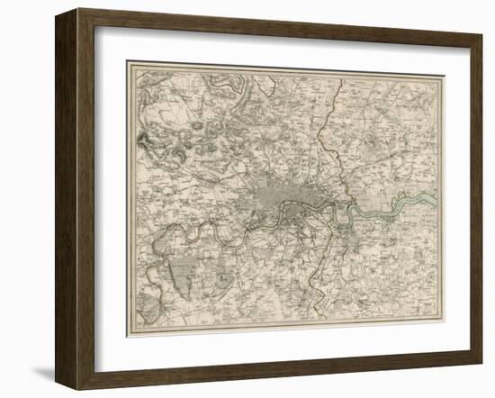 The Environs of London-H. Walters-Framed Art Print