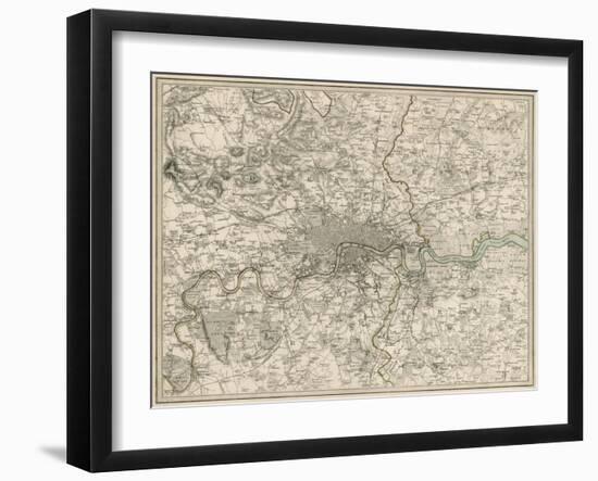 The Environs of London-H. Walters-Framed Art Print