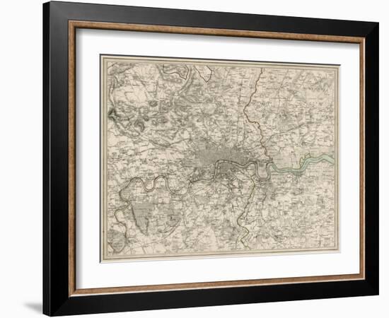 The Environs of London-H. Walters-Framed Art Print