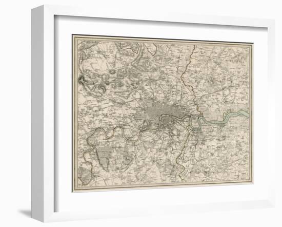The Environs of London-H. Walters-Framed Art Print