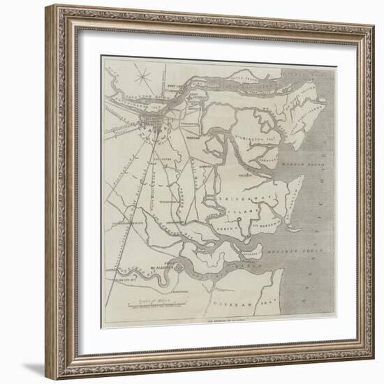 The Environs of Savannah-John Dower-Framed Giclee Print