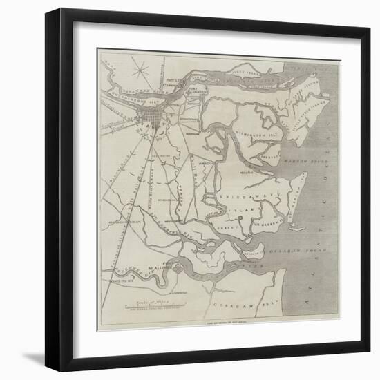 The Environs of Savannah-John Dower-Framed Giclee Print