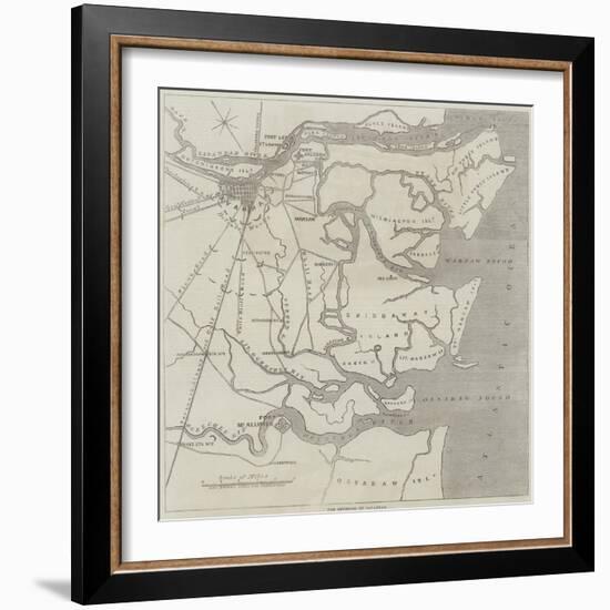 The Environs of Savannah-John Dower-Framed Giclee Print