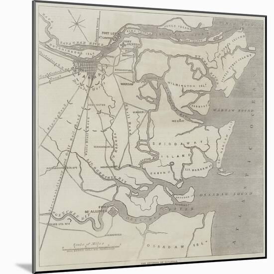 The Environs of Savannah-John Dower-Mounted Giclee Print