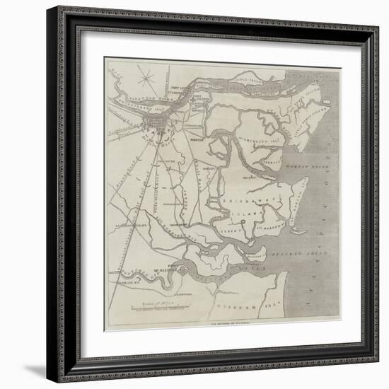 The Environs of Savannah-John Dower-Framed Giclee Print