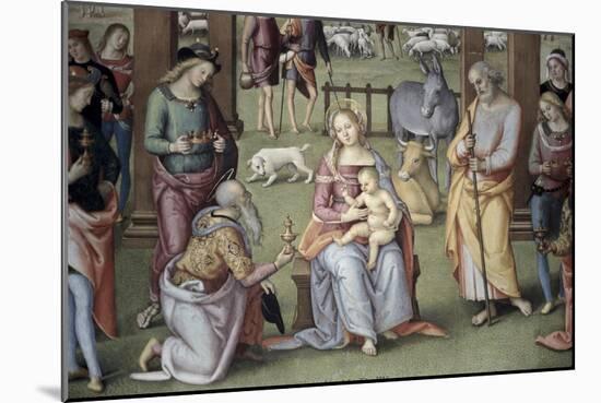 The Epiphany - Adoration of the Magi-Pietro Perugino-Mounted Giclee Print