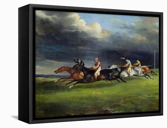 The Epsom Derby, 1821-Théodore Géricault-Framed Premier Image Canvas