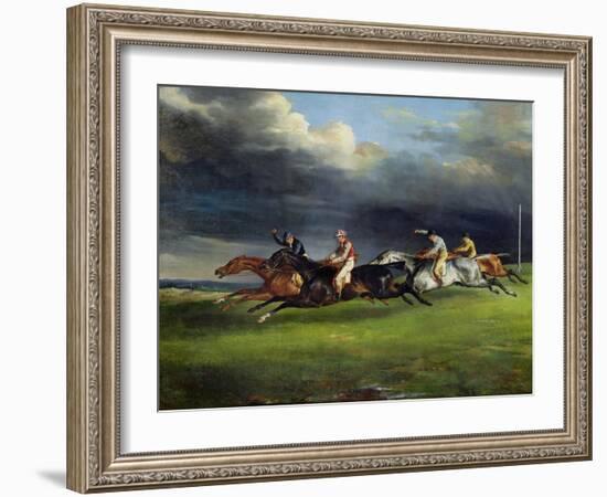 The Epsom Derby, 1821-Théodore Géricault-Framed Giclee Print