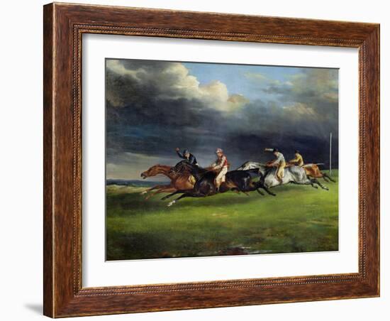 The Epsom Derby, 1821-Théodore Géricault-Framed Giclee Print