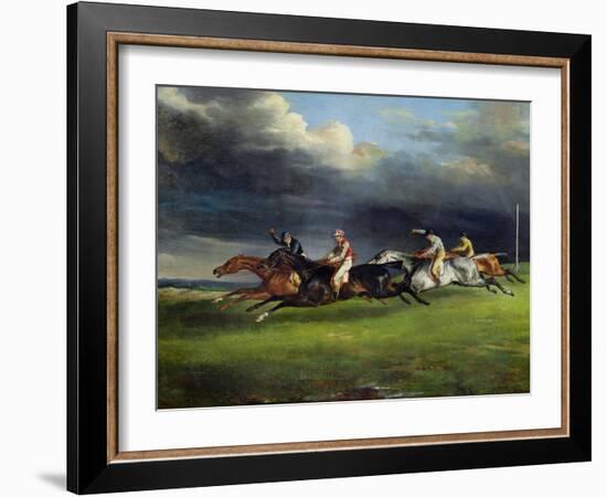 The Epsom Derby, 1821-Théodore Géricault-Framed Giclee Print