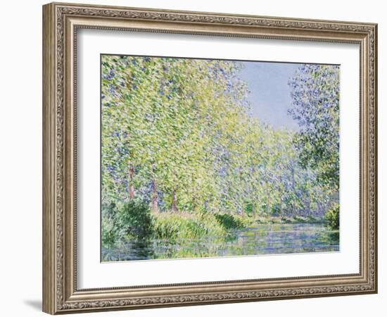 The Epte River near Giverny-Claude Monet-Framed Art Print