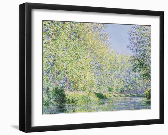 The Epte River near Giverny-Claude Monet-Framed Art Print