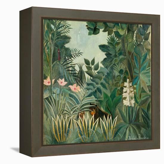 The Equatorial Jungle, 1909-Henri Rousseau-Framed Premier Image Canvas