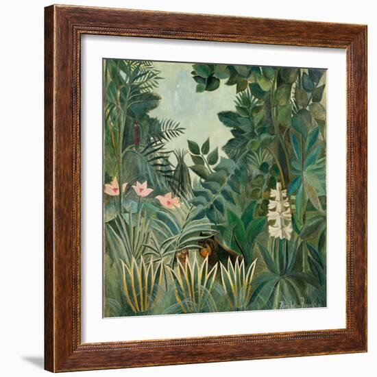 The Equatorial Jungle, 1909-Henri Rousseau-Framed Premium Giclee Print