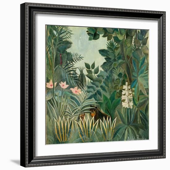 The Equatorial Jungle, 1909-Henri Rousseau-Framed Premium Giclee Print