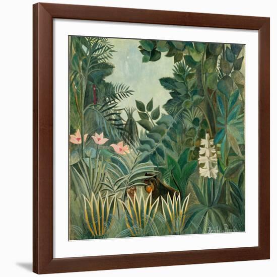 The Equatorial Jungle, 1909-Henri Rousseau-Framed Giclee Print