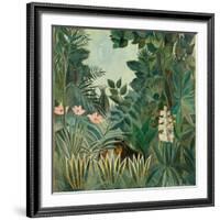 The Equatorial Jungle, 1909-Henri Rousseau-Framed Giclee Print