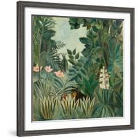 The Equatorial Jungle, 1909-Henri Rousseau-Framed Giclee Print