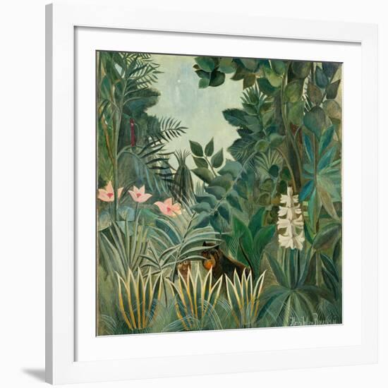 The Equatorial Jungle, 1909-Henri Rousseau-Framed Giclee Print