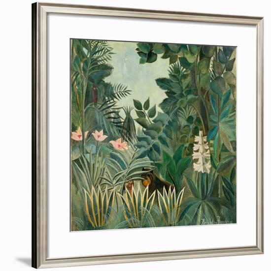 The Equatorial Jungle, 1909-Henri Rousseau-Framed Giclee Print