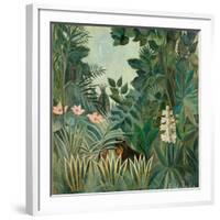 The Equatorial Jungle, 1909-Henri Rousseau-Framed Giclee Print
