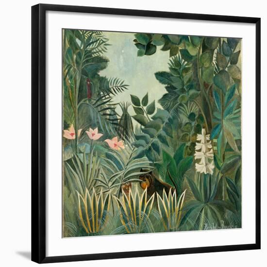 The Equatorial Jungle, 1909-Henri Rousseau-Framed Giclee Print