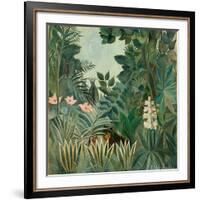 The Equatorial Jungle, 1909-Henri Rousseau-Framed Giclee Print