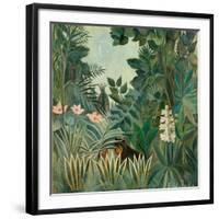 The Equatorial Jungle, 1909-Henri Rousseau-Framed Giclee Print