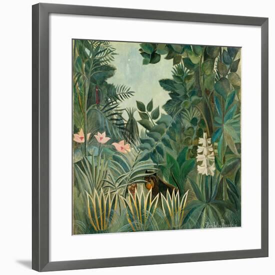 The Equatorial Jungle, 1909-Henri Rousseau-Framed Giclee Print