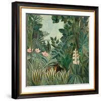 The Equatorial Jungle, 1909-Henri Rousseau-Framed Giclee Print