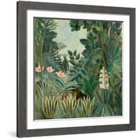 The Equatorial Jungle, 1909-Henri Rousseau-Framed Giclee Print