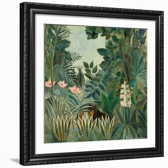 The Equatorial Jungle, 1909-Henri Rousseau-Framed Giclee Print