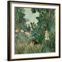 The Equatorial Jungle, 1909-Henri Rousseau-Framed Giclee Print