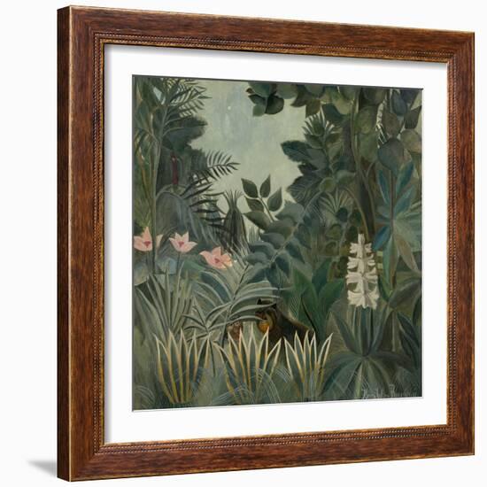 The Equatorial Jungle, 1909-Henri Rousseau-Framed Art Print