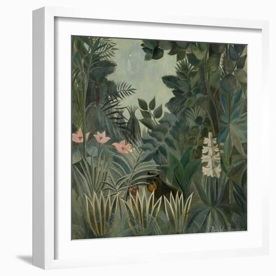 The Equatorial Jungle, 1909-Henri Rousseau-Framed Art Print